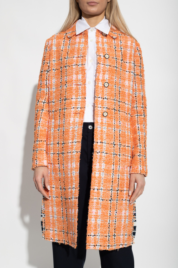 SchaferandweinerShops Germany - Orange Tweed coat Marni